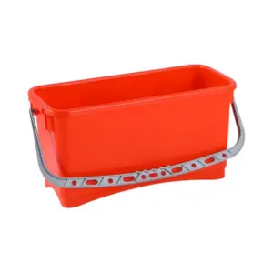 Rechteckeimer, rot, Inhalt 12 L